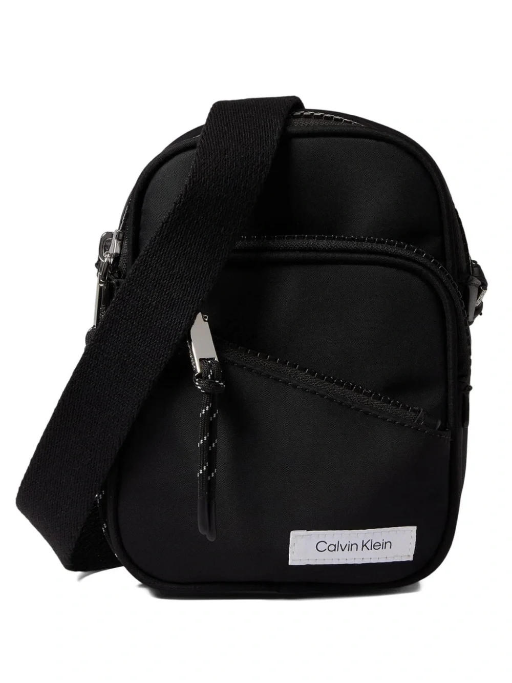 Calvin Klein Evie Black Nylon Crossbody Bag - Picture 1 of 9